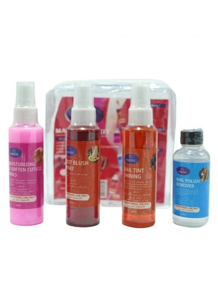 PASTEEL Manicure Kit 4-Piece Nail Care Set  60*4ml - Image 1